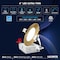 Luxrite 4 Inch Ultra Thin LED Recessed Downlights 5CCT 2700K-5000K 10W 750LM Dimmable IC Rated Brass, 4PK LR23756 LR23858-4PK - alternate 6